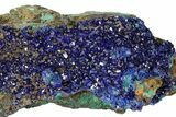 Sparkling Azurite Crystals with Malachite - Laos #179672-1